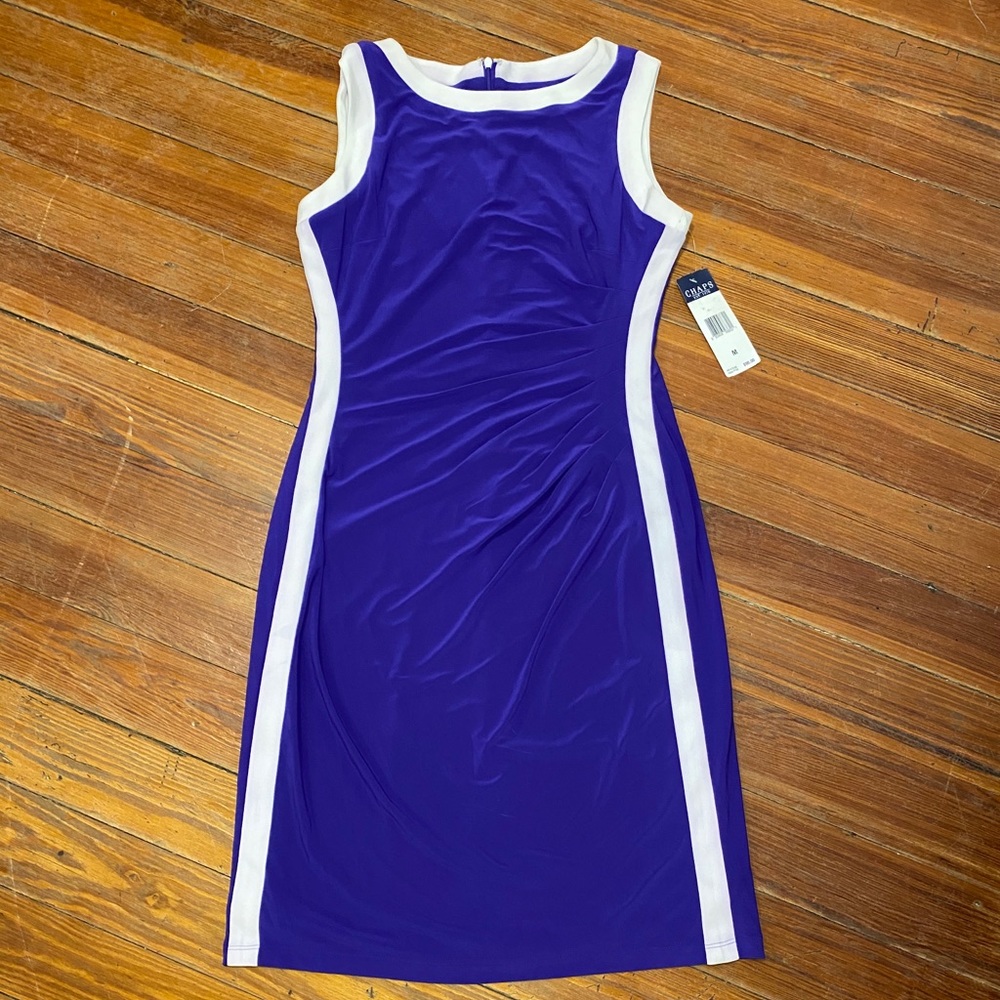 Sleeveless Chaps Dress
